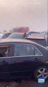 53K views · 2.1K reactions | Thirty-five people were hurt in a 63-vehicle, chain-reaction #crash on a foggy and icy stretch of a Virginia highway early on Sunday, state police said. "35 transported for treatment. No fatalities reported," the police tweeted. | China Daily | Facebook