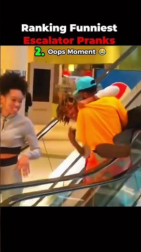 Escalator Prank Gone Wrong – Unexpected Reactions Caught on Camera