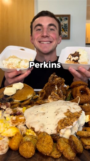 James Kibitel on Instagram: "Let’s Eat Some Perkins #Perkins #PerkinsPartner #mukbang @eatatperkins"