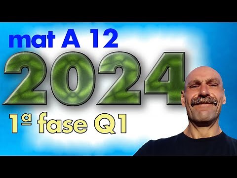 resolução do exame mat A 12 2024 1ª fase (questão 1)