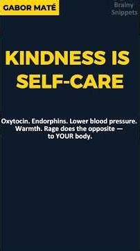 Dr. Gabor Maté: kindness isn't a gift to others — it's biology in your favor