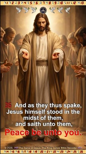 Eastertide 2026 | Luke 24:33–36 (KJB) — Peace Be Unto You