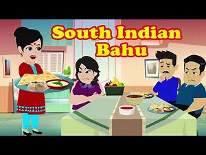 South Indian Bahu | Saas-Bahu | Hindi Fairy Tales | Story time | Hindi Kahani