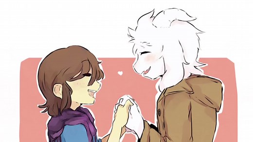 Asriel x Frisk- Glad You Came