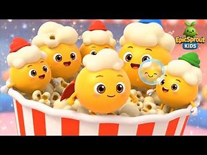 English | Puffy the Courageous Popcorn Kernel | Puffy the Courageous Popcorn Kernel | kids song