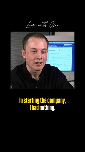 Elon Musk Had No Money… But He Still Started His Company | Motivation #shorts #technology