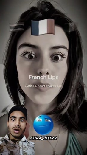 German Lips Filter Tutorial 🇩🇪 | Straight & Narrow Lips Trend 🔥