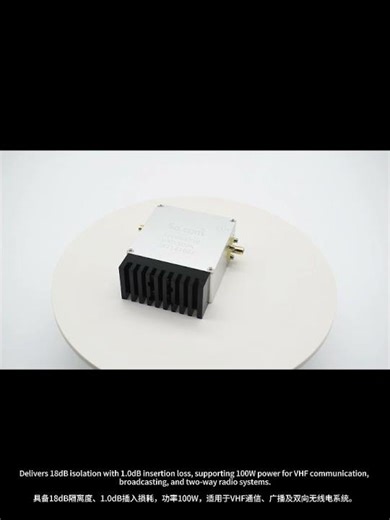 100–150MHz VHF Isolator