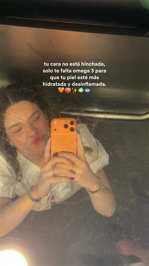 Desinflama, hidrata y recupera tu brillo natural con nuestro Omega 3.🧡✨🫶🏻 #omega3 #wu #vitaminas #habitos #salud
