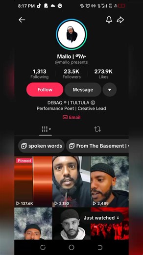 Talent ≠ visibility on this app @Mallo | ማሎ #🇪🇹 #spokenwordpoetry #DLIPS