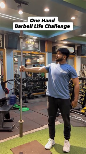 Sadique Ali | One Hand Barbell Lift Challenge . [ Fitness, Challenge, Gym, Motivation, Exercise, Workout, Bodybuilder, Dedication ] . #reels #viral... | Instagram