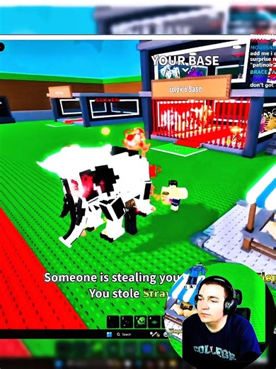 He Got Strawberry Elephant 😱 #roblox #stealabrainrot #robloxedit