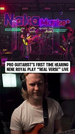 PRO Guitarist REACTS to Nene Royal Playing “Real Verse” LIVE!