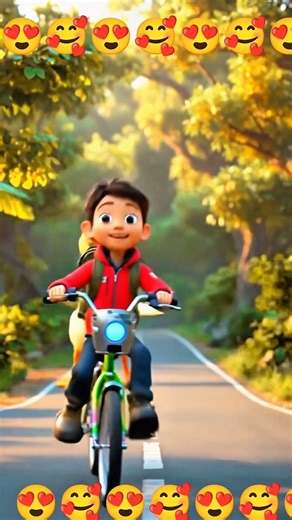 Robot Bike Surprise 😱🤖 | Duck & Kid Magical Jungle Ride 🦆🌳