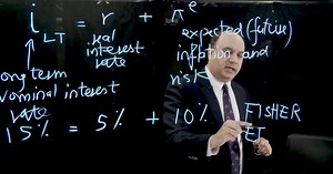 Forecasting future risk and inflation using long term interest rates