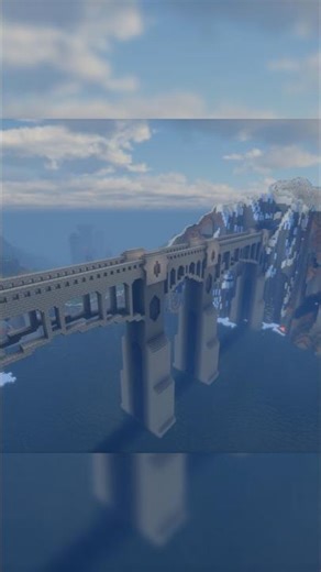 Minecraft Giant Bridge Build! #minecraft #building