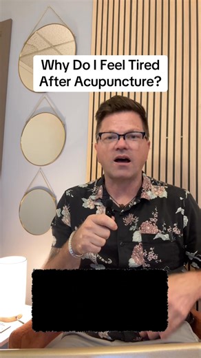 Why do I feel tired after acupuncture? Feeling tired after an acupuncture session happens sometimes. This is primarily linked to our nervous system running on high for so long when the needles activate the parasympathetic nervous system which is our rest, heal and relax state. It can sometimes feel like we are drained out but this is more of a reset action and where your body actually needs to be at. Most people feel much better by the next day and a renewed sense of clarity and energy that they