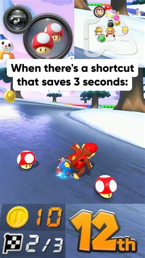 Short Cat | Using a BROKEN Shortcut in Mario Kart 8 Deluxe - Shortcat | Instagram
