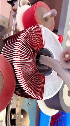 How Toroidal Transformer Coils Are Wound | Precision Automatic Copper Wire Winding Machine
