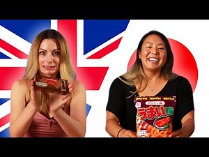 British & Japanese People Swap Snacks