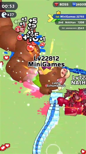 Snake Clash Vip Best Gameplay 115 #games #viralshorts #viralgaming