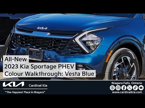 All-New 2023 Kia Sportage PHEV | Colour Walkthrough: Vesta Blue