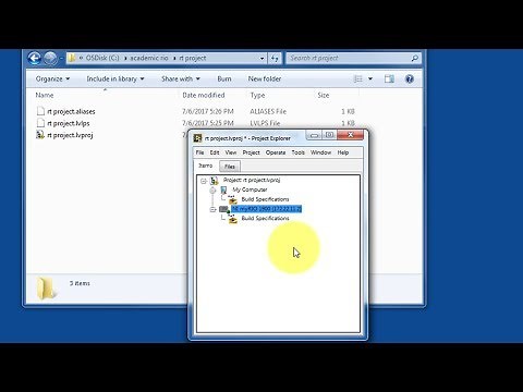 LabVIEW procedure: Create a new RT project