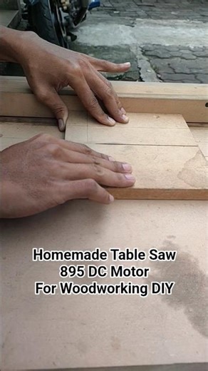 DIY Projects ‼️ Homemade Table Saw 895 DC Motor #creative #diy #shorts