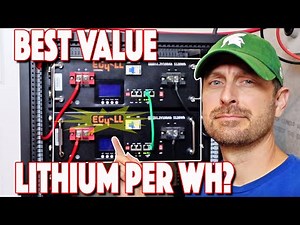 Lithium Solar Battery 48v! Best Value EG4-LL +Rack Build Tutorial