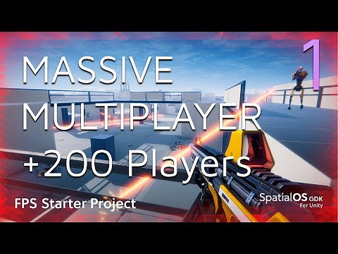 Massive Multiplayer in Unity +200 Players, Setup and Playing, Ep.1