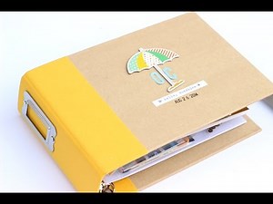 Simple Stories Mini Album Scrapbooking Process Video