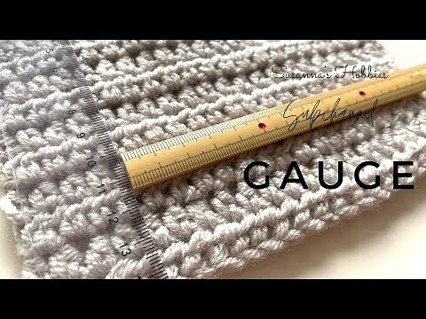#かぎ針編み #簡単 なコツ｜#ゲージ はやっぱり大切！ " GAUGE "