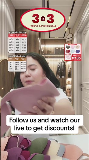 Ayaw mo pa ng 3pcs pushup bra? #tiktokshop #seamless #garments #tiktokshopfashion #pushup