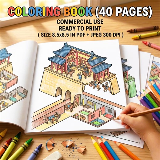 Fantasy Animal Coloring Pages for Kids | Unicorns & Horses (printable JPG) - Etsy