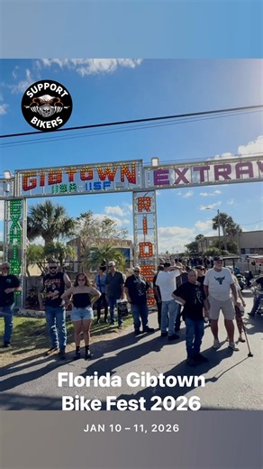 Every January Gibsonton, Florida #gibtownbikefest #supportbikers | The Badgers and the Biker Lifestyle