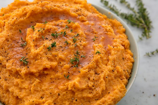 These Mashed Sweet Potatoes Prove You Don't Need The Marshmallows