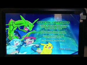 Pokémon: Destiny Deoxys 2005 DVD Menu Walkthrough