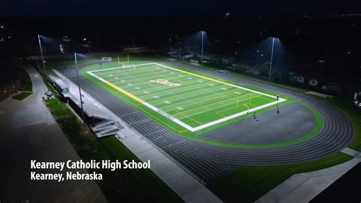 The season's just getting started! Friday night lights featuring Kearney Catholic High School in Nebraska 🤩 Learn more about Musco's lighting solutions: https://bit.ly/musco_lights | Musco Lighting