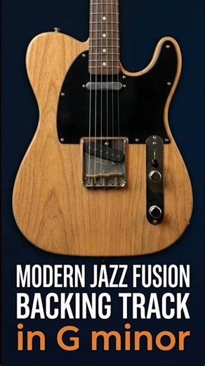 Modern Jazz Fusion Guitar Backing Track in G Minor
