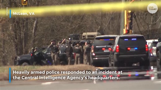 2.7K views | A heavy police presence was seen at the CIA headquarters in McLean, Virginia, as they responded to an "ongoing incident." | USA TODAY Video | Facebook
