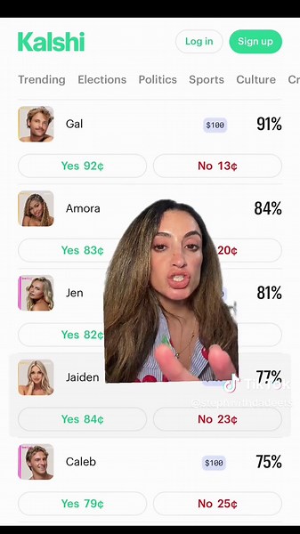 Tomorrow Night we get a Recoupling AND Dumping! I agree with Kalshi imo Gal, Amora, Jen, Caleb & Jaiden are in trouble. 👀 #loveislandusa #recoupling #dumping #loveislandseason8 #greenscreen