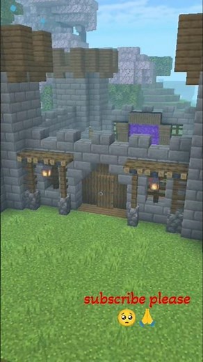 i build craziest house in minecraft.#shorts #minecraft
