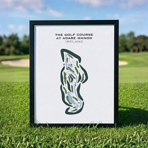 The Golf Course at Adare Manor, Ireland | Golf Course Map, Golf Map, Golfer Gift for Him, Scorecard, Golfer Boyfriend Gift, Art Print Decor - Etsy Canada