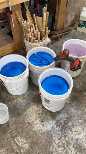 Would love to hear your thoughts on this custom dining table we built! We are taking custom orders for tables like this one. Fill out the quote form on our website www.JeffMackDesigns.com if you are interested. - Here's what we used: WOOD: Rustic Live Edge Walnut EPOXY: EcoPoxy FlowCast PIGMENT: www.BeaverDust.com "Rainbow Blue" SANDER: Gem Industries 11" Sander FINISH: Rubio Monocoat USA Pure 2C Oil - Shop these supplies and more at www.JeffMackSupply.com - #WoodWorking #DiningTable #Blue #Toro
