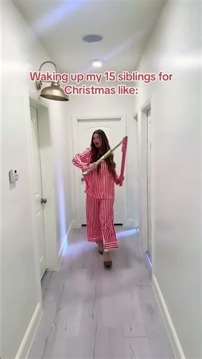 Waking up 16 kids for Christmas like...#shorts