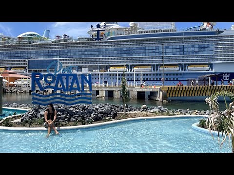The New & Improved Roatan, Honduras Cruise Port! Coxen Hole - A Guided Tour in 4k
