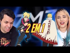 REACT 2 em 1 Rap do Naruto - O SÉTIMO HOKAGE e Rap do Boruto - FILHO DE UM HOKAGE (7 Minutoz)