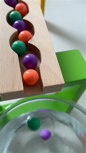 Water marble run is a satisfying thing to watch #marblerun #marbleasmr #marbleasmr #marbles