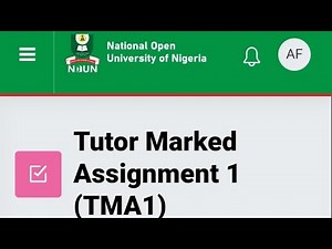 How To Open Your TMA #nationalopenuniversity #NOUN