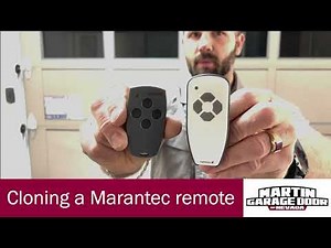 Martin Garage Doors of Nevada - Marantec Remote Cloning